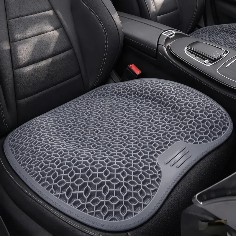 Breathable Honeycomb Gel Seat Cushion, Ergonomic Pressure Relief Pad Portable Washable for Office Home and Car Seats