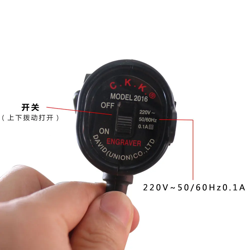 220V Electric Engraving Pen - Metal & Acrylic Engraving Tool for Precision Marking