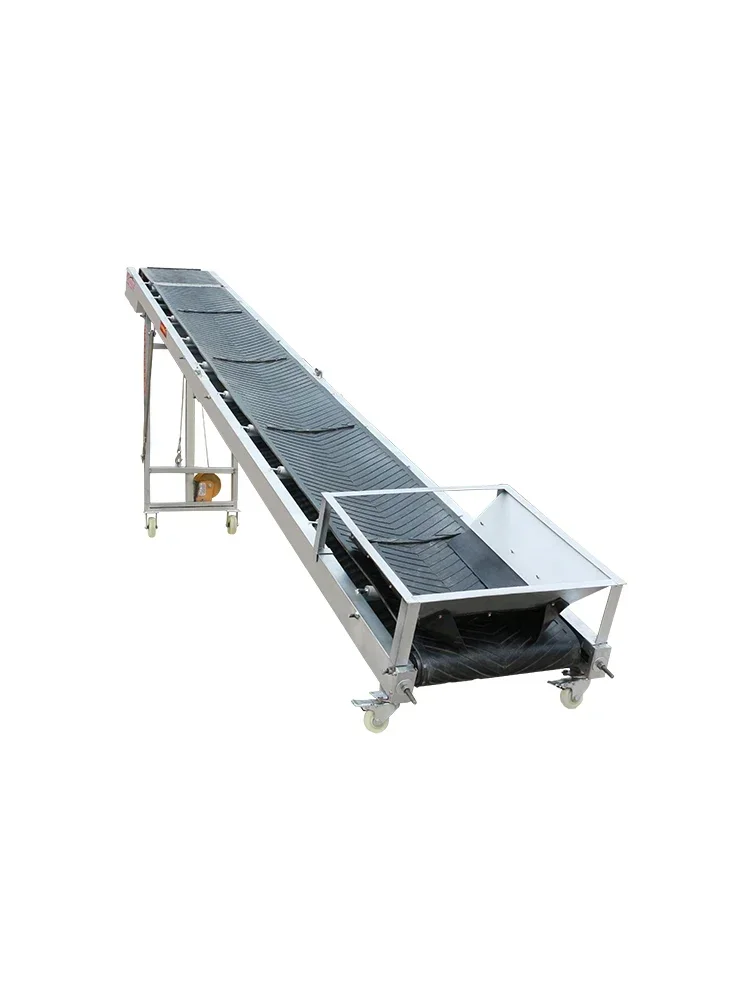 Small Conveyor Conveyor Belt Folding Climbing Assembly Line Electric Lifting Loading Unloading Conveyor Belt Feeding