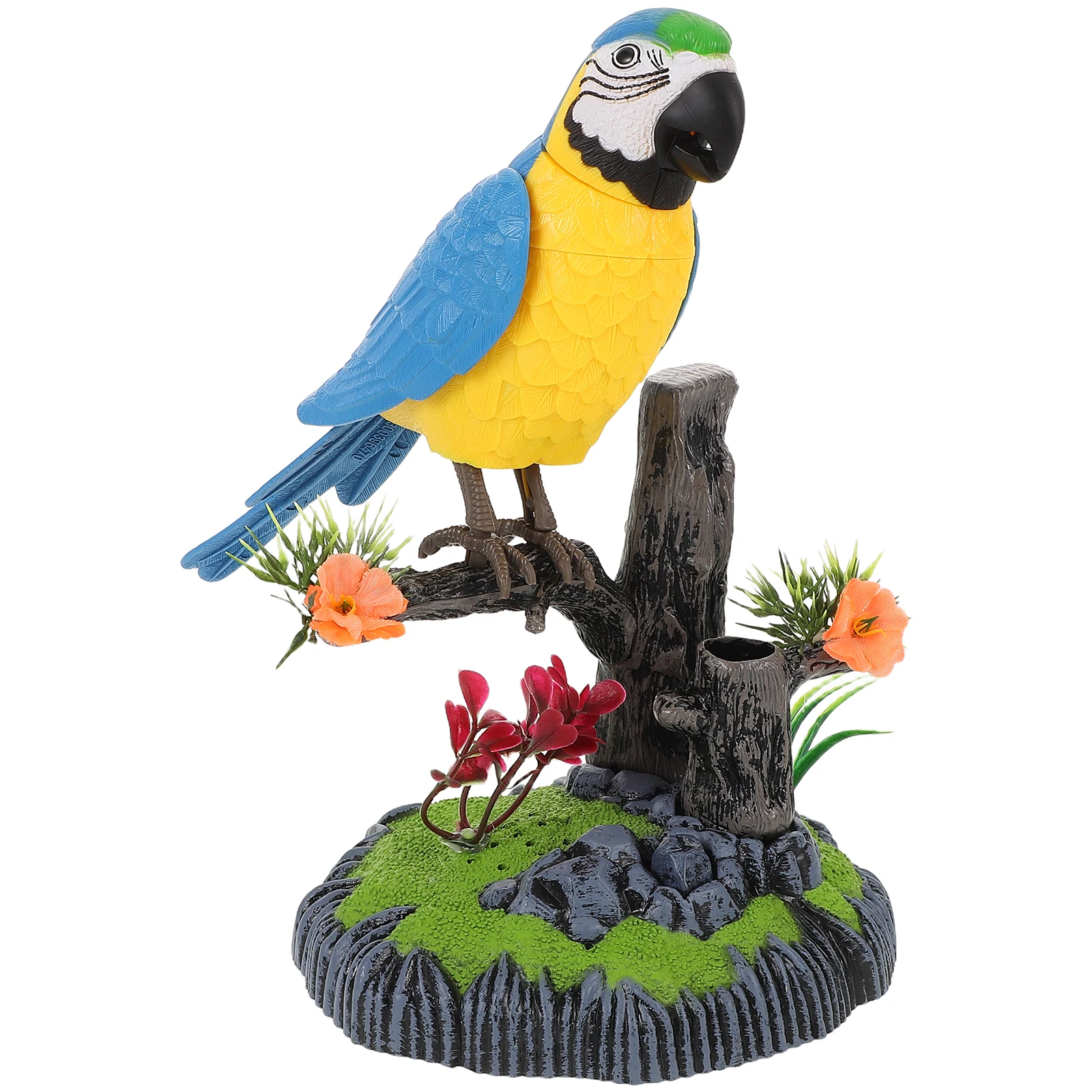 محاكاة واقعية الطيور للأطفال محس حركة المنشط ترفرف النقيق الببغاء الكهربائي الطيور التفاعلية للأطفال #6