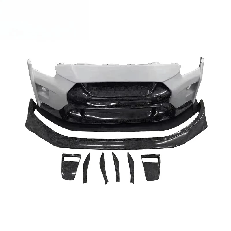 For GTR R35  2017-2019 Va Ris Style Performance Upgrade Carbon Fiber Fiberglass Body Kit for GTR R35