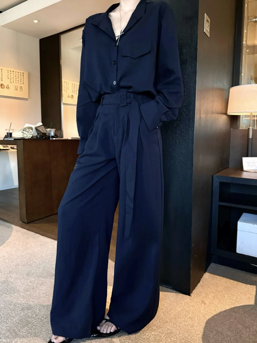 Alien Kitty Office Lady Women Two Pieces Sets Slim Summer Solid 2025 Chic All Match Fashion Daily High Street Elegant Pants