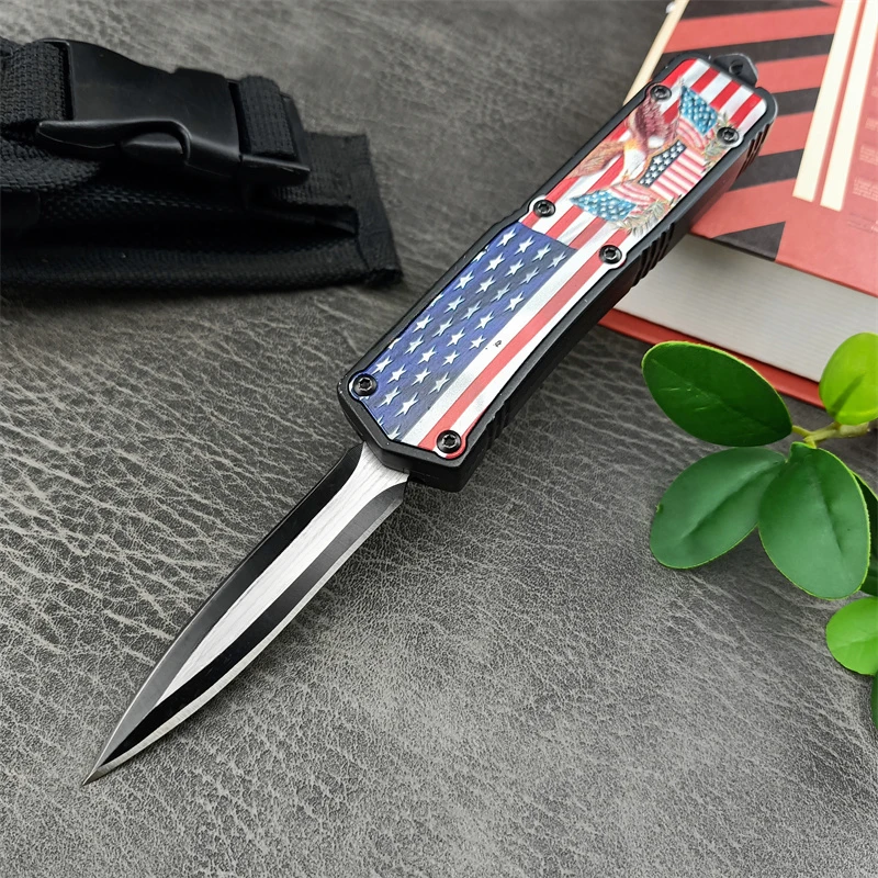 440c Pocket Pocket Knife Zinc Alloy Handle Outdoor Tactical Hunting Camping Hiking Survival EDC pocket Knife Men's gift