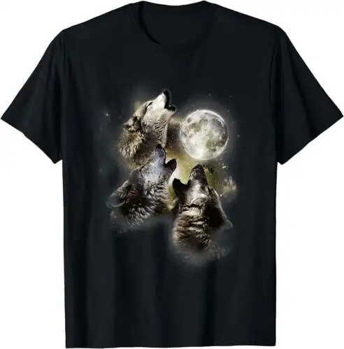 

Howling At The Moon Wolves Wolf Animal T-Shirt