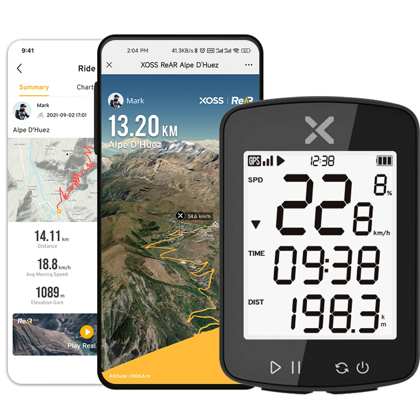 XOSS G2 GPS komputer rowerowy inteligentna bezprzewodowa IPX7 wodoodporna prędkościomierz typu C licznik rowerowy stoper rowerowy