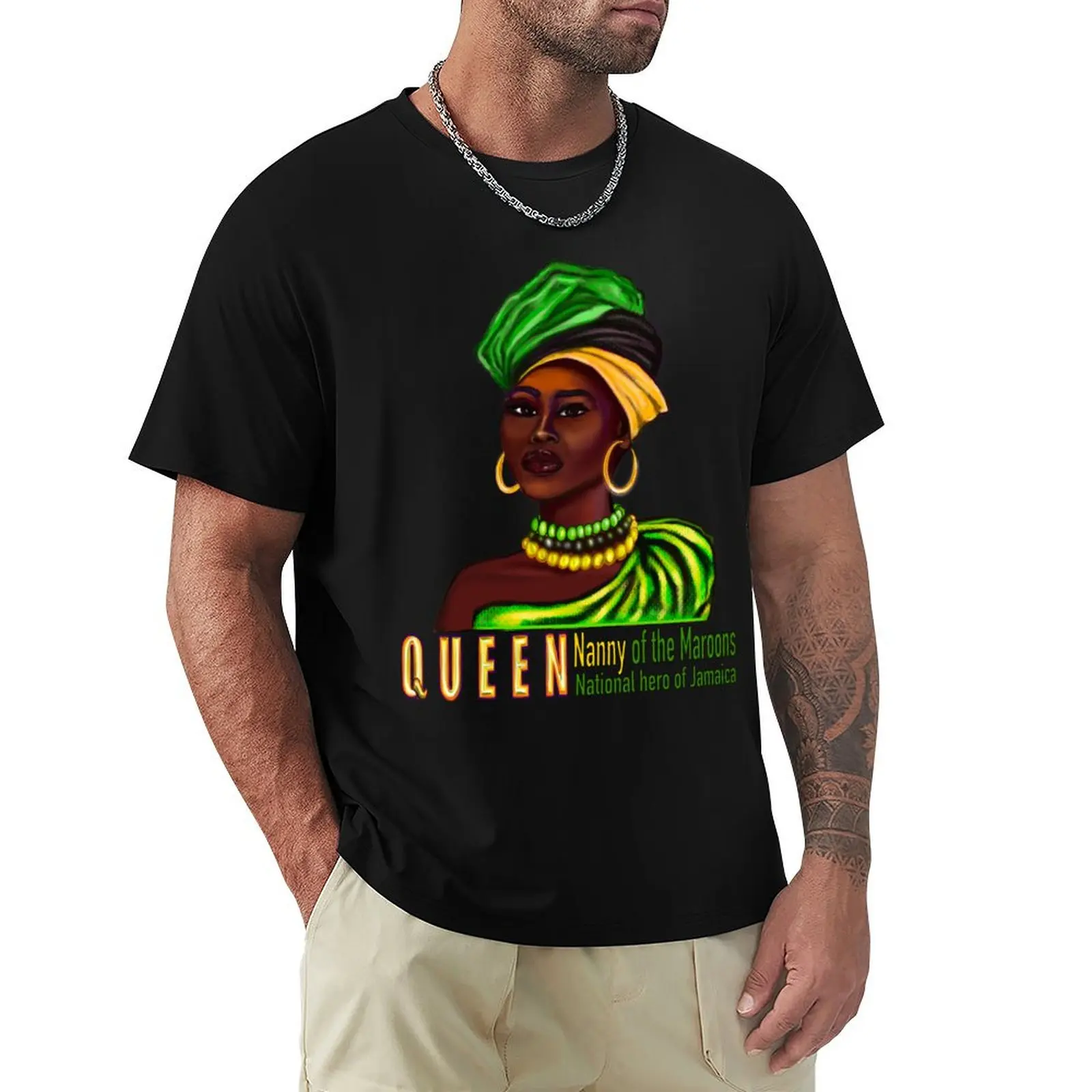 Queen nanny of the Maroons - national heroine of Jamaica T-Shirt Plus Size All Match Tee Shirt