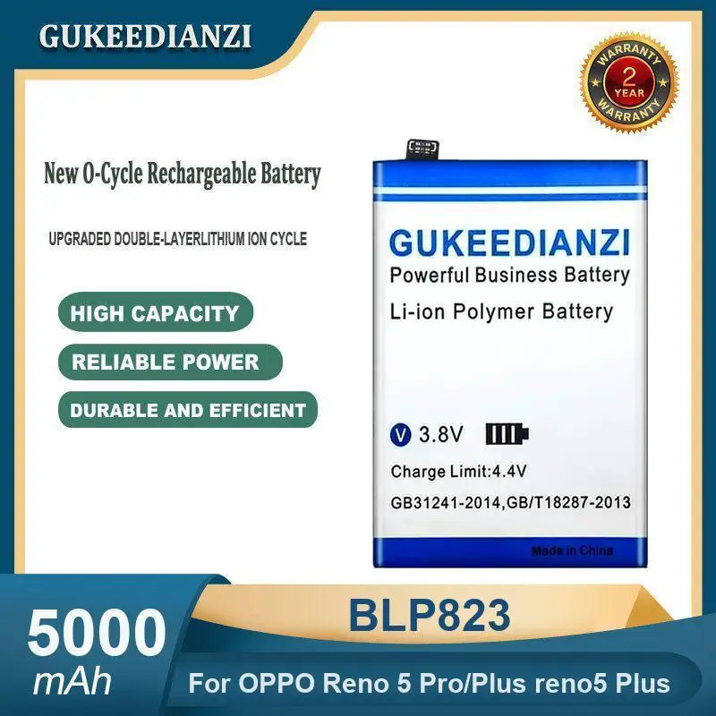 بطارية ل ممن لهم رينو 5 4G 5 لايت 5Z 6 4G 5Z 6Z 6 4G A95 A94 5G Pro/Plus Reno5 Plus 5F A94 BLP819 BLP839 BLP823 BLP835 #3