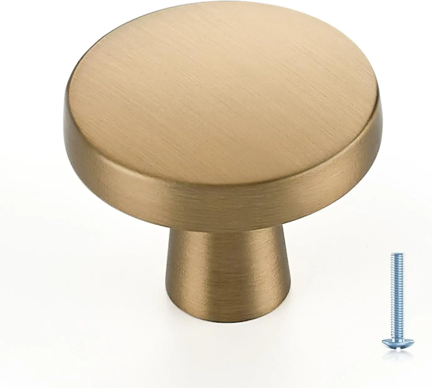 

30 Pack Solid Single Hole Kitchen Round Cabinet Knobs Champagne Bronze Pulls Drawer Knobs Kitchen Cabinet Hardware Handles