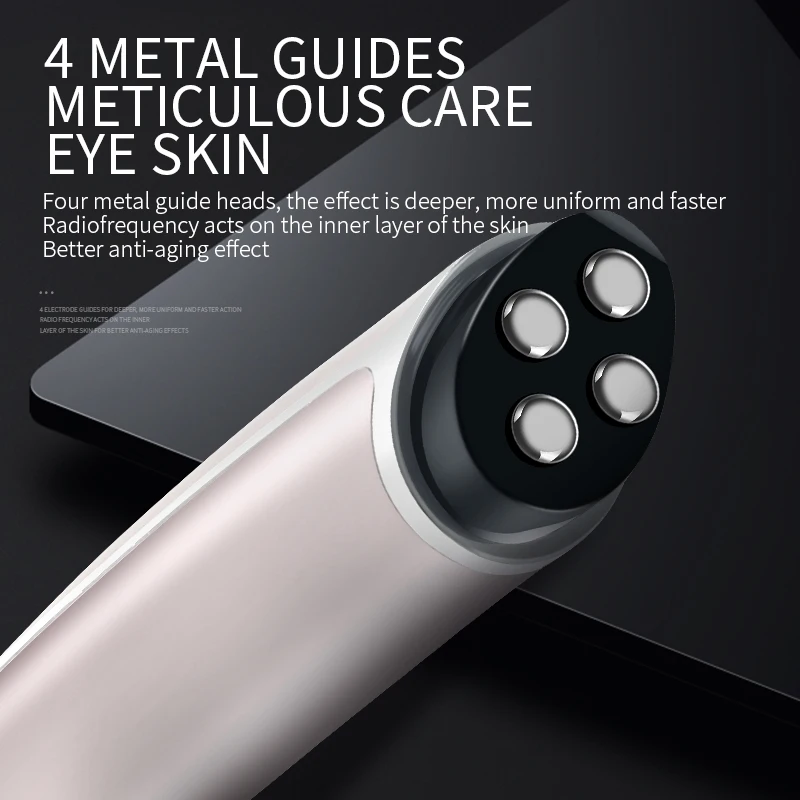 KSKIN LED Red Light Eye Massager Vibration Wrinkle Anti-Ageing Eye Massage Dark Circle Removal EMS Beauty Face Eye Care Pen