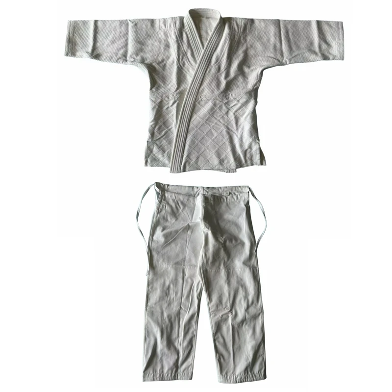 Judo Gi Uniform -Kids & Adults Cotton Training Gi for Judo  Made of Cotton With White Belt