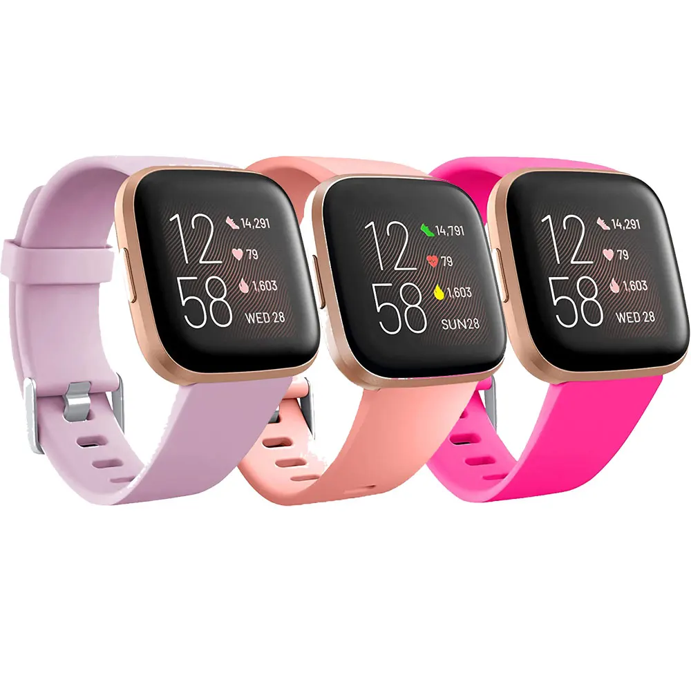 3PCS Weiche Silikon Armband Für Fitbit Versa 2 Band Armband Sport Armband Für Fitbit Versa Lite Armband Für fitbit Versa