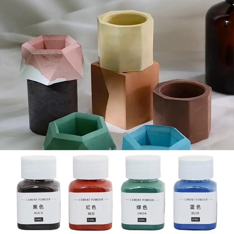 Resin Epoxy Dye Iron Oxide Powder Dye Tint Pigment Concrete Dye Colorant 30ml For Gypsum Plaster Putty Grout Lime Milk Paints