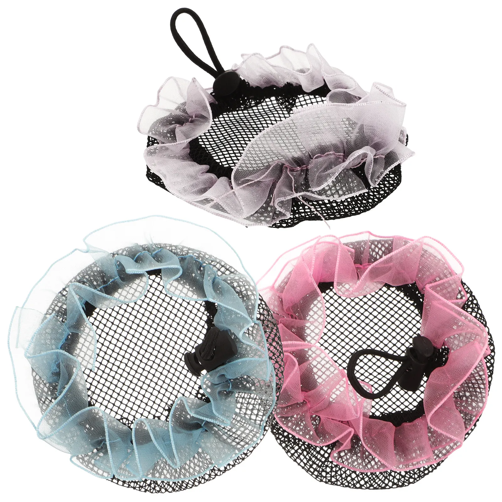 1Set Ballet Hair Accessories 's Dance Grading Hair Bun Net Lightweight Comfortable Safe for Ballet Recitals Competitions