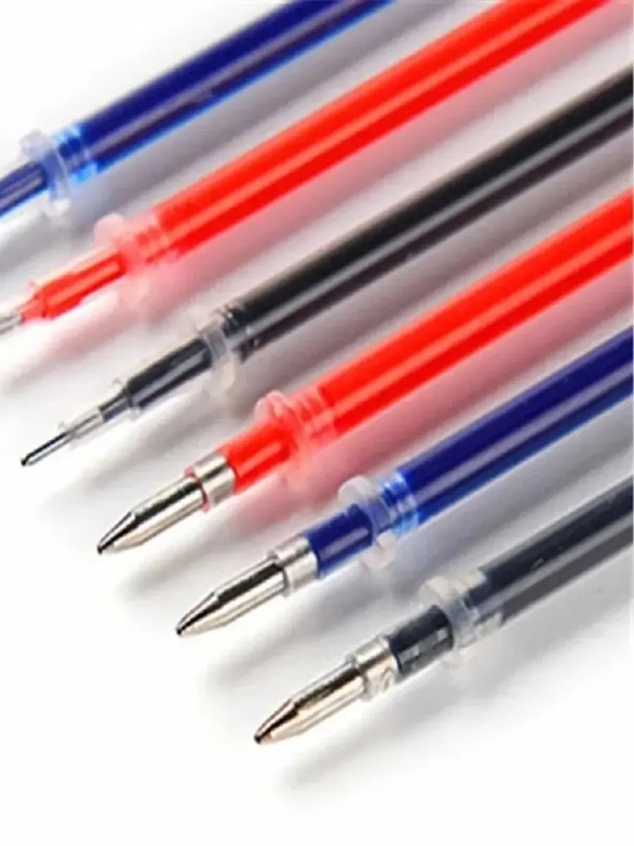 0,38/0,5mm Gelstift-Nachfüllungen Set Schreibwaren Schul- und Bürobedarf Schwarze Blaue Rote Tintenstäbe für Neutral-Gelstifte – Detail 2