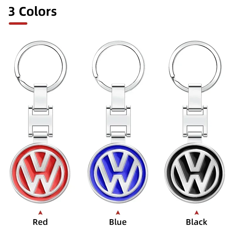 Metal Car Logo Key Chain Keyring Auto Interiors Accessories For Volkswagen VW Touran Beetle Golf Passat Jetta Polo Bora Lavida