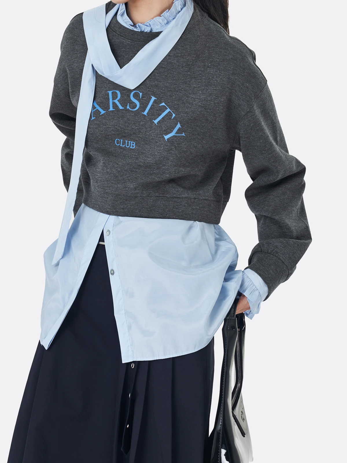 

Ambosc ort Svel Hoodie round Ne Long Sve Letter Print Straight Leg Commute Sle Cotton Blend Comfortable Fit Ho...