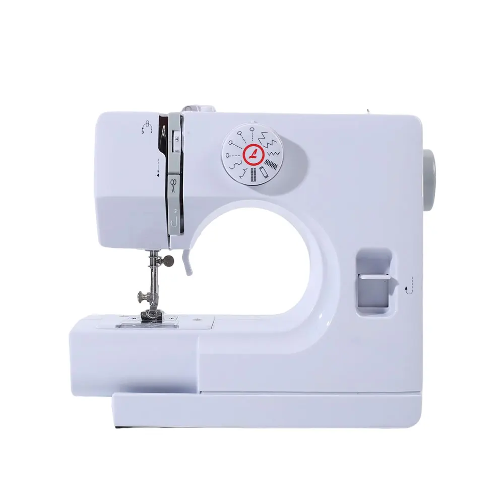 Inne Sewing Machine Mini Portable Handy Replaceable Presser Foot Electric 12 Stitchs Overlock With Pedal Household Zigzag Thread