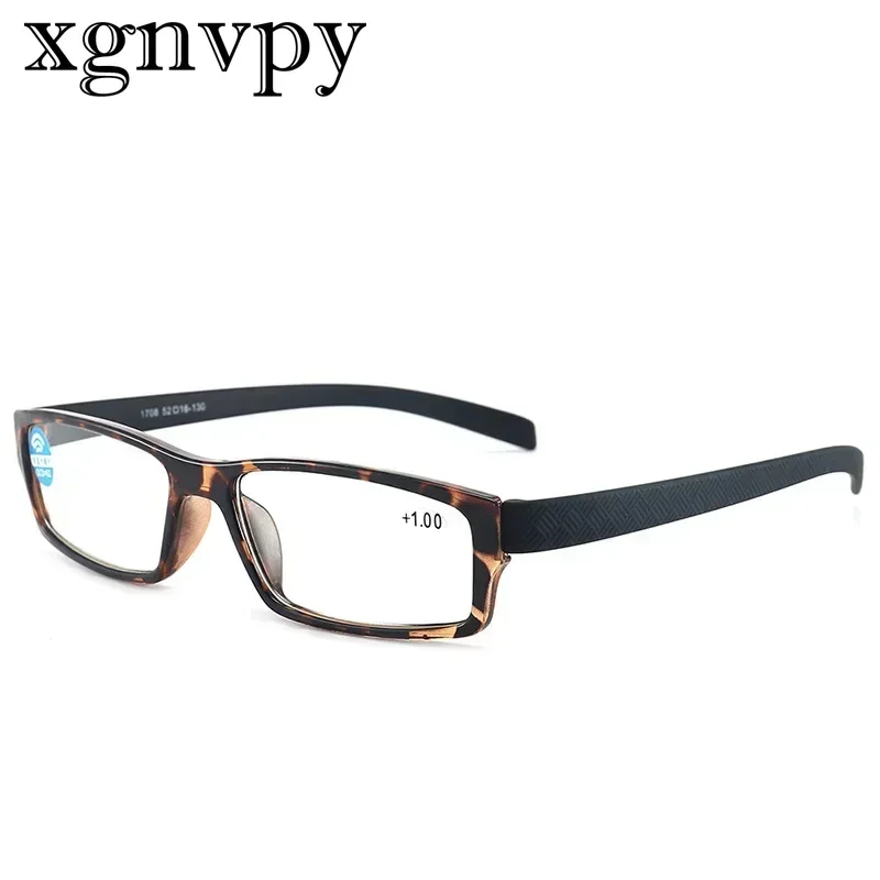 Xgnvpy      Anti-Blue Light Eye Glasses - Stylish Square Frame, Comfortable Reading, Retro Design for Vision Care