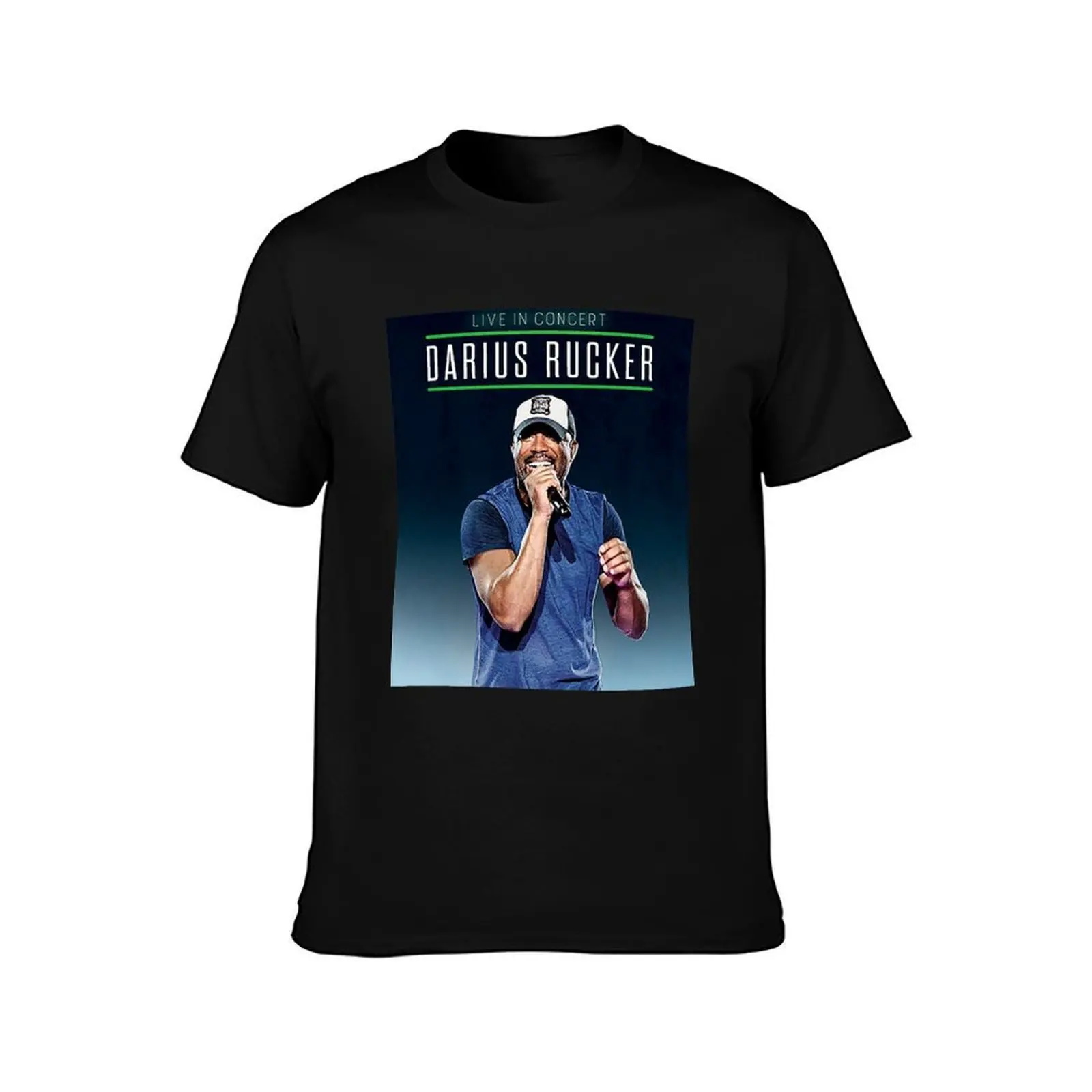 ayam Darius bakar Rucker tour 2021 T-Shirt, Summer Casual Cotton Tee, Oversized Streetwear Tops, Vintage Graphic Print