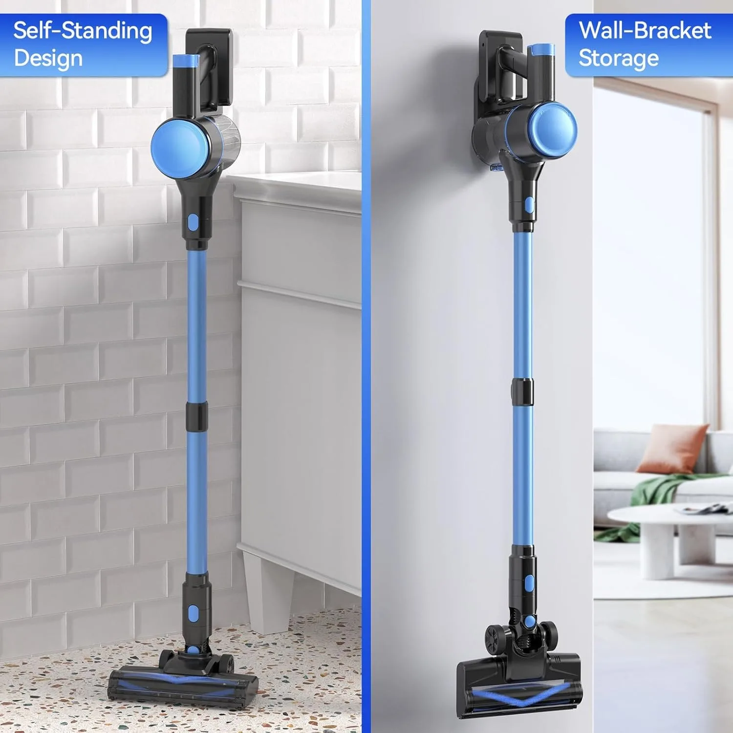 

Беспроводной вертикальный пылесос INSE 25Kpa, легкий, ручной, с аккумулятором, для чистки ковров