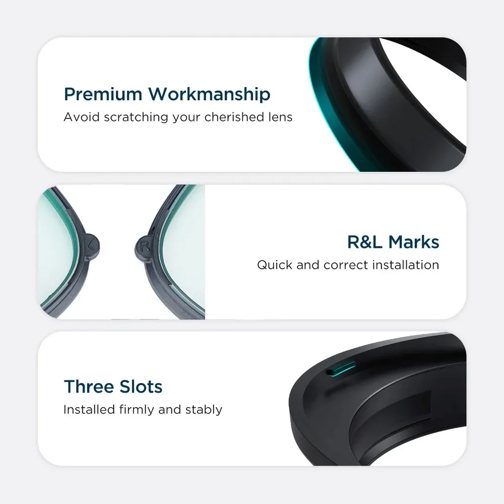 Per Oculus Quest 2/Meta Quest 3S Lente Miopia Occhiali Magnetici Anti Blu Occhiali Telaio Sostituzione Rapida VR Lenti Da Vista