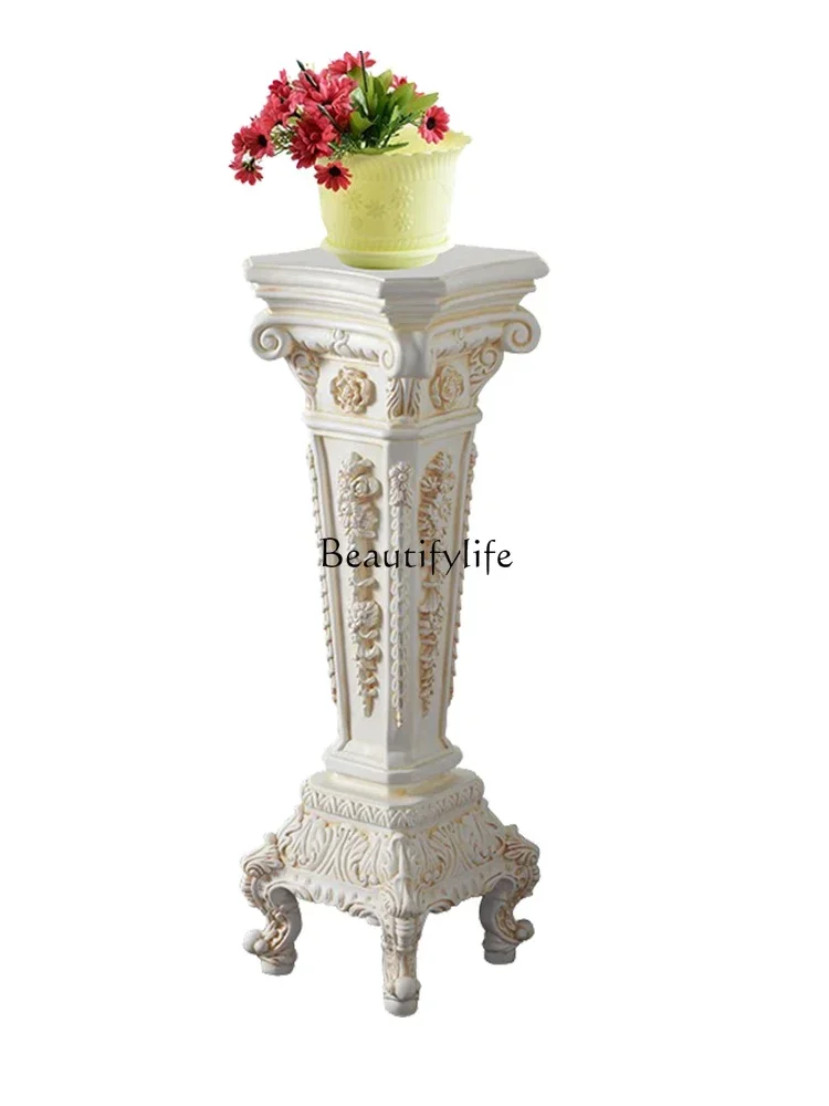 GG8Flower stand Living room Shelf European balcony Simple modern flower table