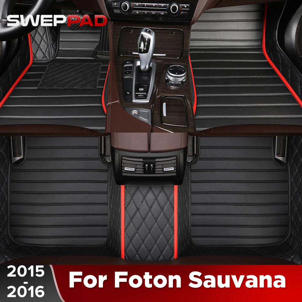 For Foton Sauvana 5/7 Seats 2015 2016 Car Floor Mats All Weather Carpet Cover Floor Liners Interior Protector Accessories