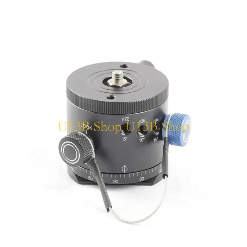 

Гладкая панорамная головка штатива U13B, панорамные ротаторы индексации 10 индексированных положений, идеально подходит для