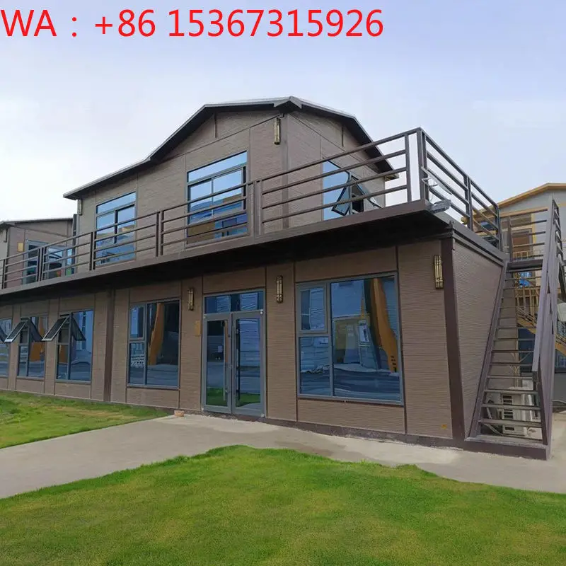 New Modern Luxury Portable Light Steel Prefabricated Villa Hot Sale Steel Structure Project