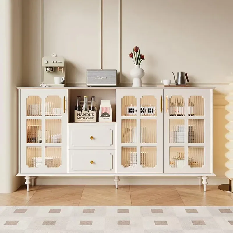 &White Glass Living Room Cabinets Decoration French Display Living Room Cabinets Storage Drawers Meuble Rangement Furniture Home