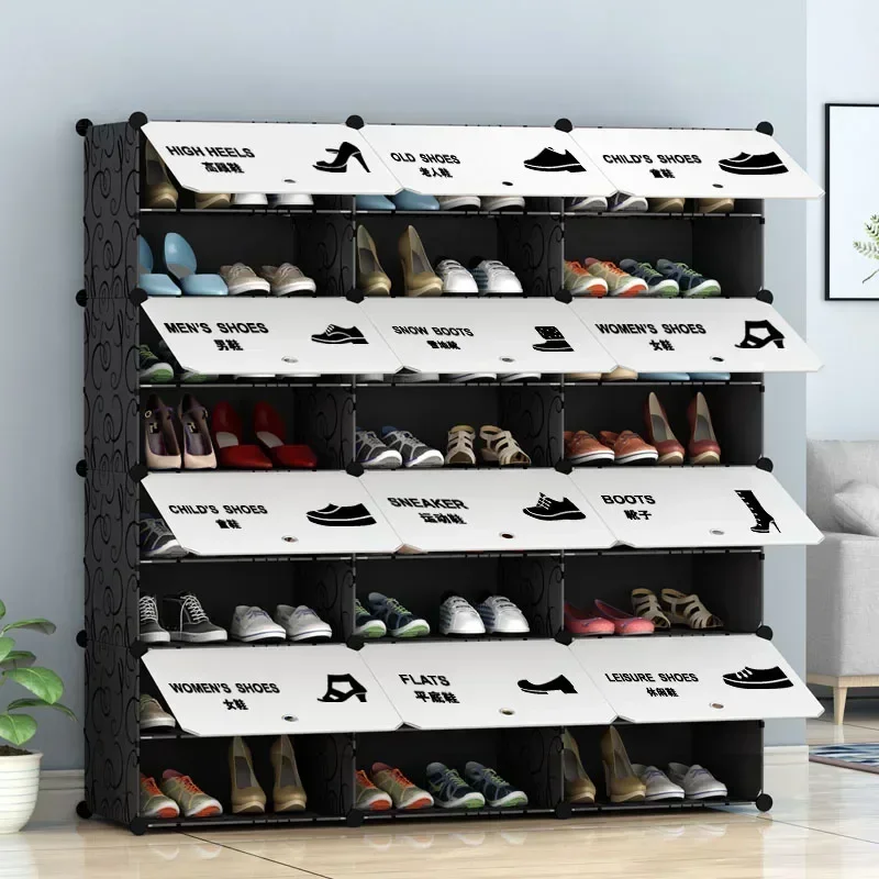 Zapatero Organizador Zapatos Organizer Storage Shoe Rack Entryway Shoe Cabinets Transparent Low Price Zapateros Home Furniture