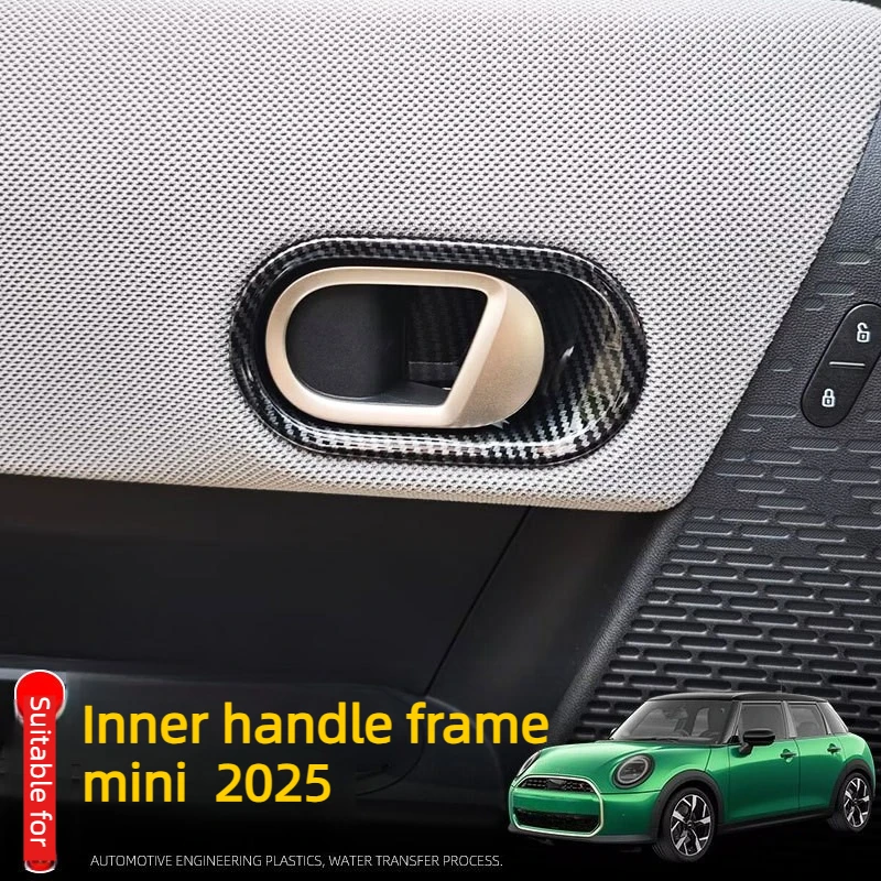 

For Mini Cooper F65 F66 F67 2025 ABS Inner Door Handle Bowl Protective Cover Car Door Handle Sticker