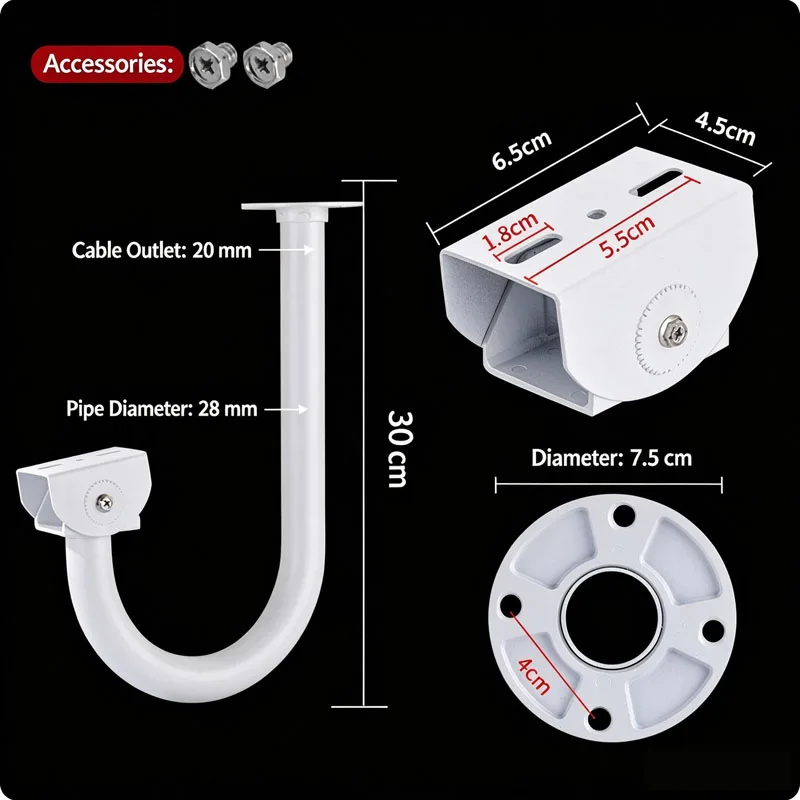 L-Type I-Type  U-Type  Outdoor Enclosure  Wall Ceiling Mount Aluminum Alloy  Bracket