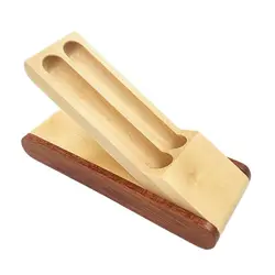 Wooden Pen Case Box Single Pen Display Holder Wood Brush Box Pen Gift Box for Ink Ballpoint Pen, Beautiful Gift