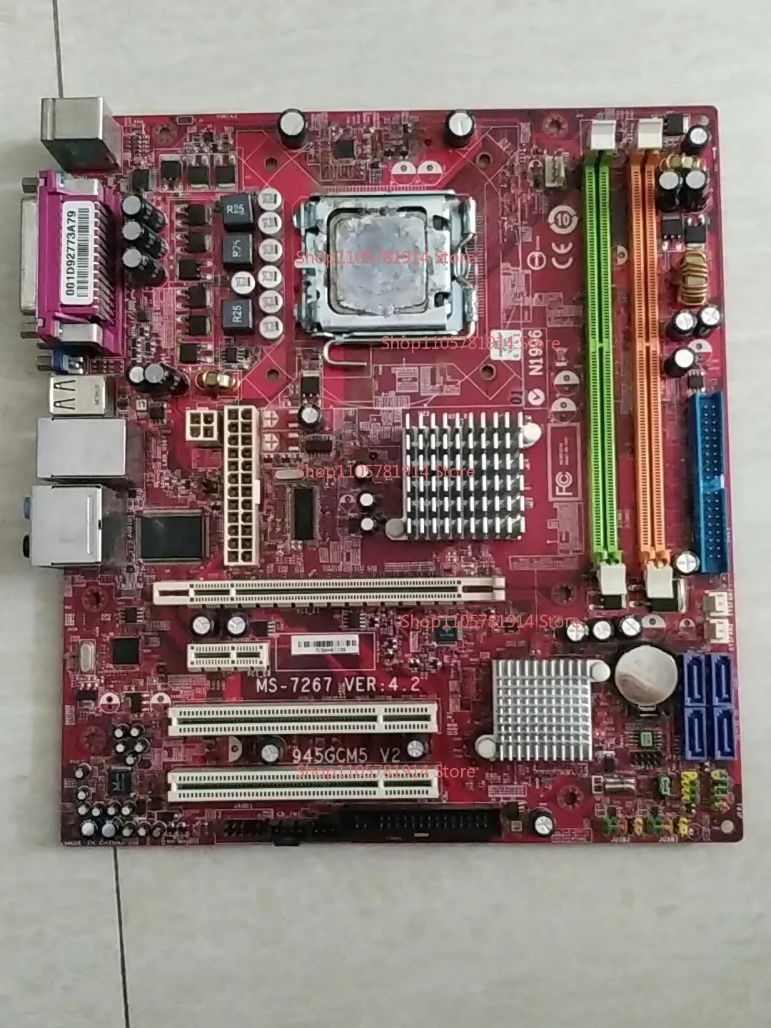 For MSI 945GCM5 M-ATX Main Board Set with CPU Old Equipment Industrial Desktop Main Board