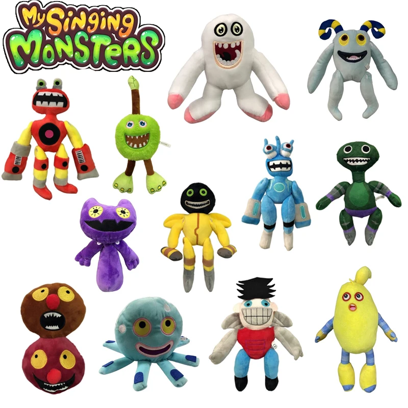 20cm My Singing Monsters Wubbox Plush Toys Cute Soft Stuffed Dolls For Kid Birthday Christmas Gift Birthday Gifts