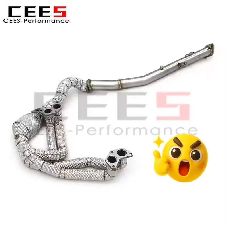 

CEES High-Flow SUS304 Stainless Steel Catted Exhaust Manifold & Downpipe System for Toyota GR86/86 2.0 2022 - 2023