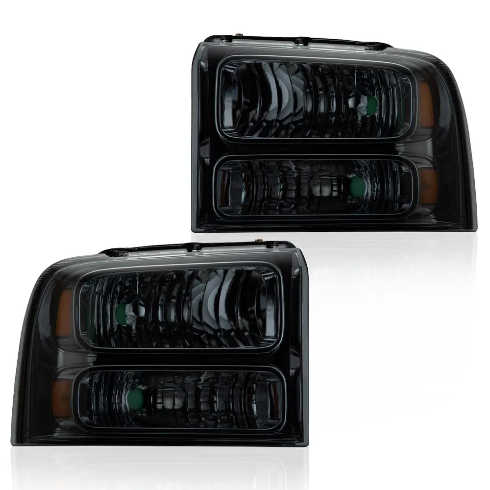 

Headlight Assembly Replacement for 2005-2007 Ford F250 F350 F450 F550 Super Duty/2005 Excursion Chrome