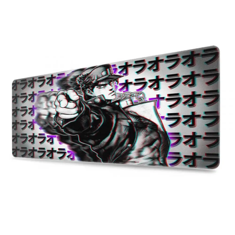 Desk Mat Pc Anime Mouse Pad JoJo Bizarre Adventure Mousepad Gaming Keyboard Xxl 900x400 Desk Protector Keyboards Accessories