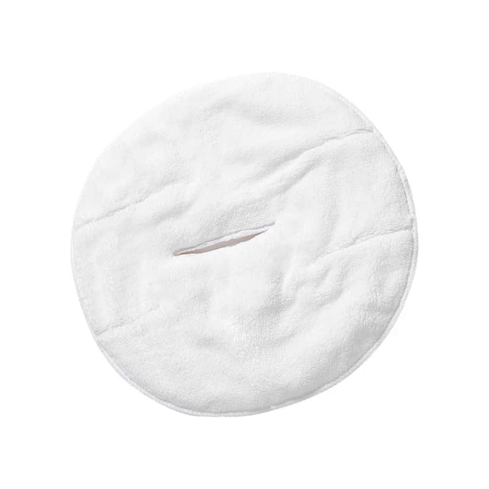 ผ้าขนหนูมาส์กหน้าผ้าคอรัลฟลีซสีขาว ใช้ซ้ำได้ ช่วยเพิ่มความชุ่มชื้น ประคบร้อนประคบเย็น สำหรับดูแลผิวหน้า ผู้หญิง ใช้ได้ทุกวัน อุปกรณ์เสริมความงาม