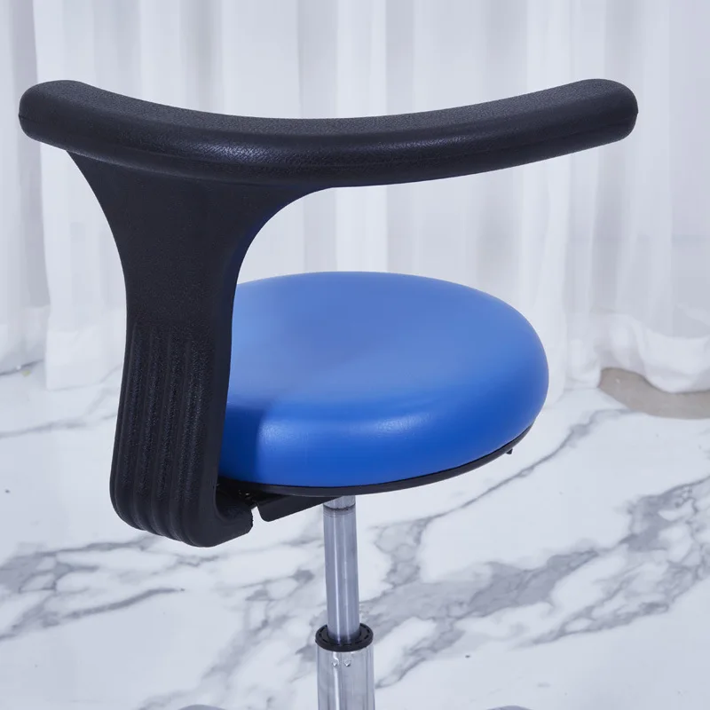 Beauty and hair salon technician rotating lift stool with ba ckrest, dental stool, sturdy carpentry stool, nail stool, casters