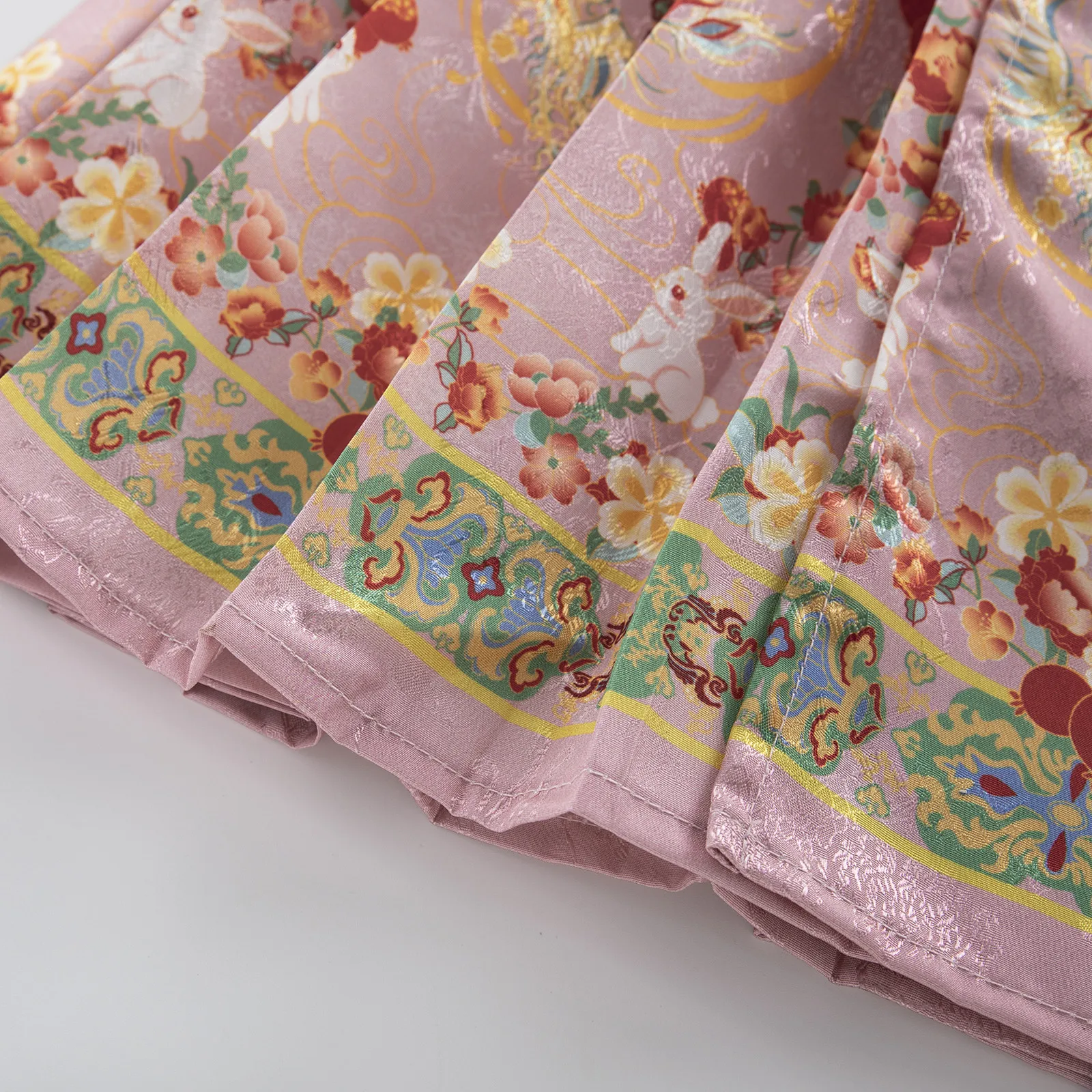 New Chinese Style Horse Face Skirt For Girls 2024 Summer Ancient Suit Thin Autumn Hanfu Children Skirts Cosplay Costumes