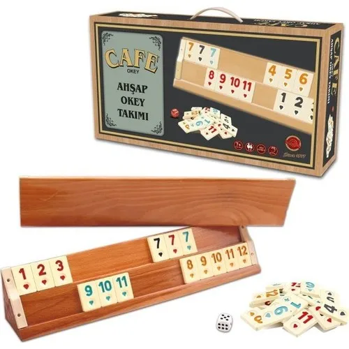 2021 Star Wooden Rummy Set Okey Board Games Table Game Together Friends Fast Delivery Free Shipping High Quality Hot Sale Fun