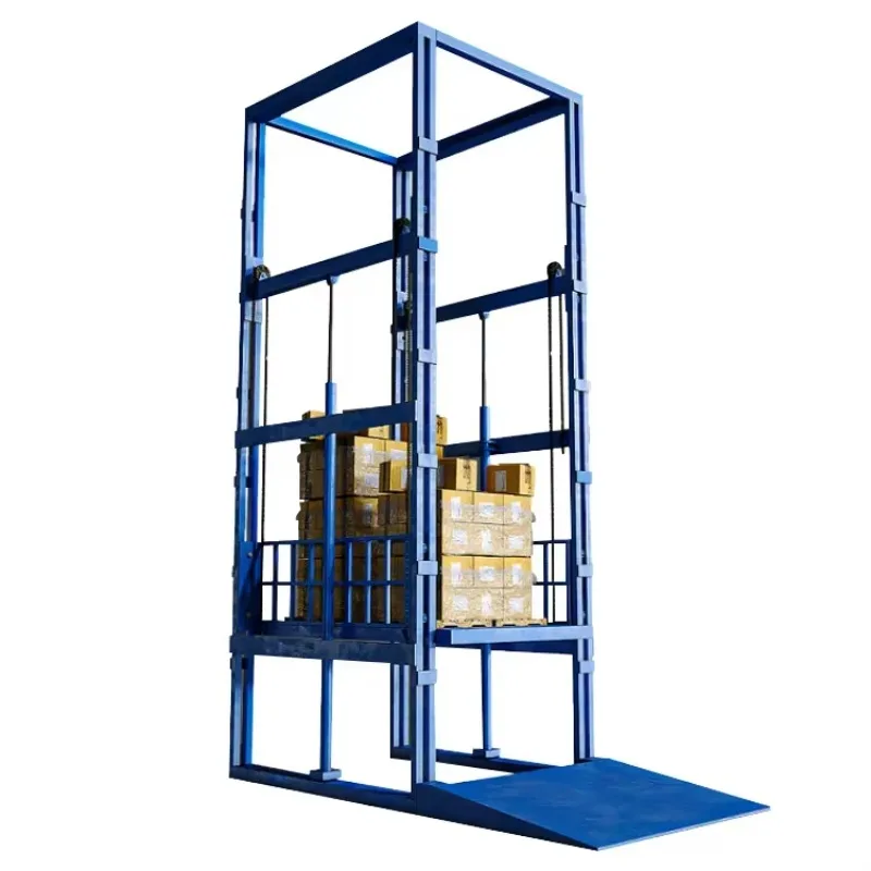 Large Capacity Hydraulic Goods Lift Heavy Duty Cargo Elevator for Factory Warehouse Machinery and Pallet Transportation