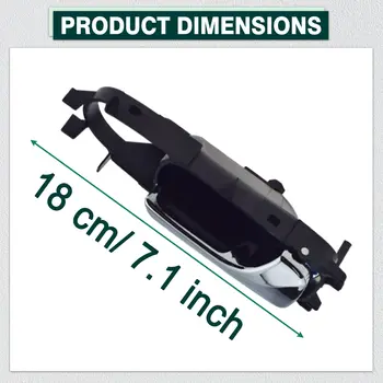 適用於雪佛蘭Optra/Lacetti和鈴木Forenza旅行車/五門掀背車(2004-2007款)的前後左右內門把手 8 最佳銷售 雪佛蘭Optra車門把手 - №2