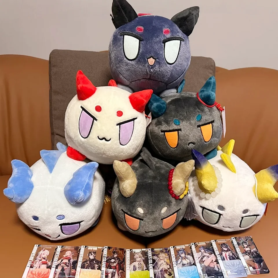 

Официальная Сага Arknights Dusk Nian Ling Ver. Плюшевая кукла Дракон Пузырь Мягкая Коллекционная игрушка для фанатов