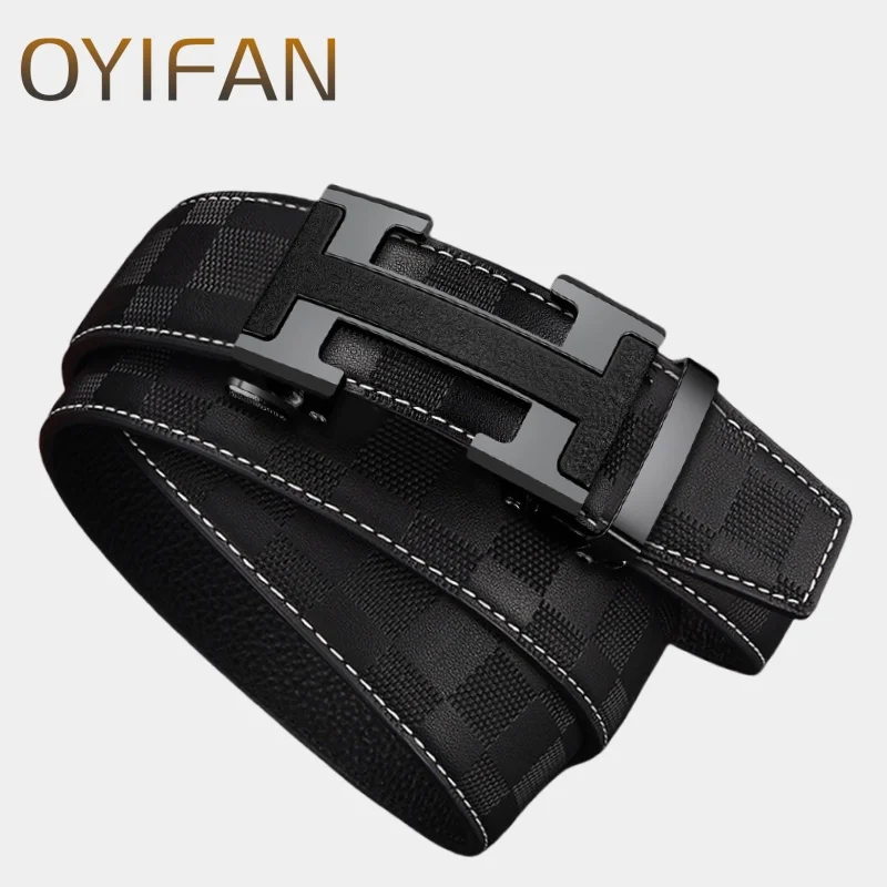 Luxury belt for men Genuine leather belt Alloy buckle, automatic buckle belt, men's designer belts, men's gifts