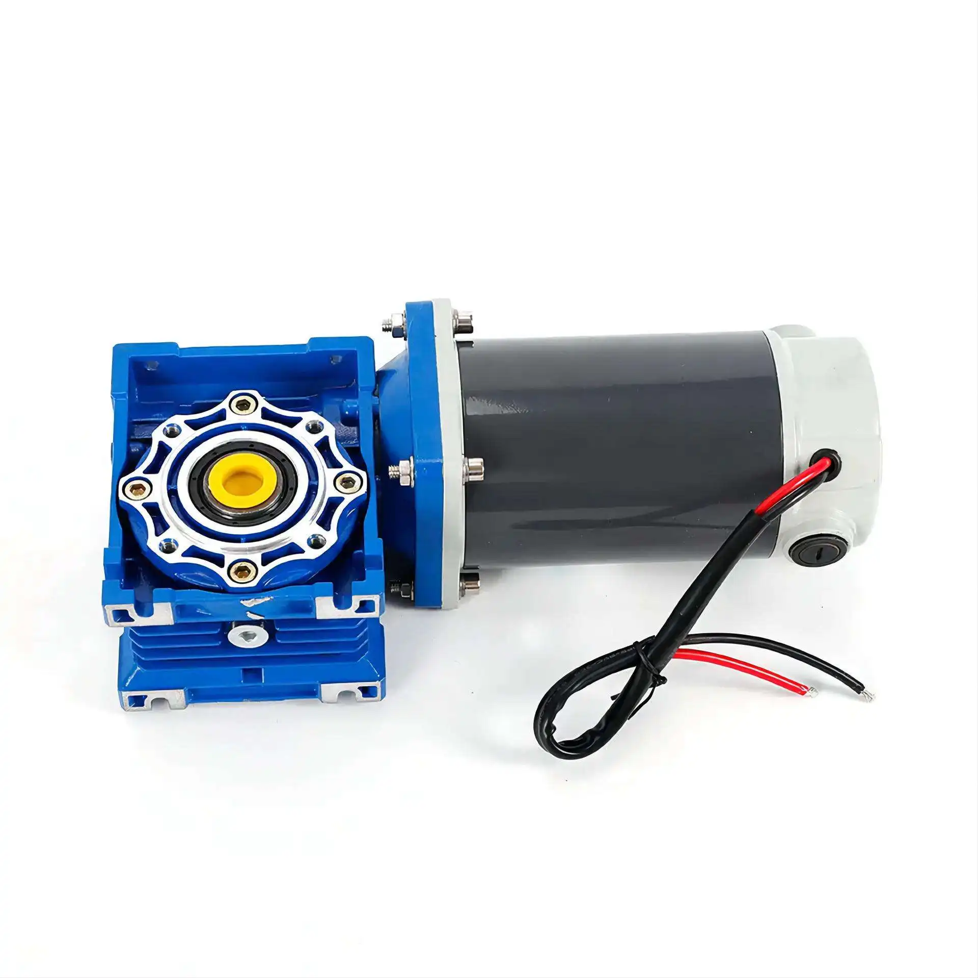 China Customizable Permanent Magnet 12V 24V 48V 60W 200W Brush DC Worm Gearmotor Speed Controller Home Appliance IP54 RV30/RV40