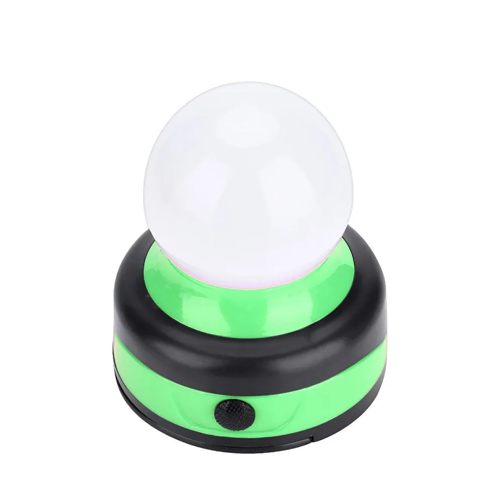 Durable Portable LED Flashlight Tent Light Mini Round Battery-Powered LED Tent Light Camping Light Mountaineering