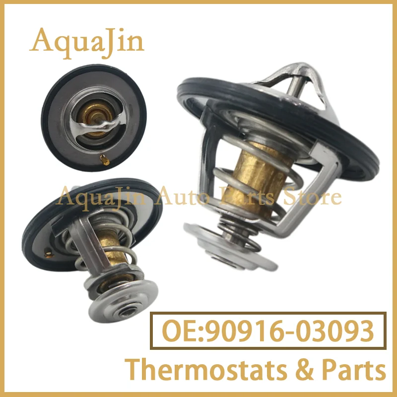 

Engine Coolant Thermostat 90916-03093 For Lexus IS300 GS300 SC300 SC400 Toyota Prius Yaris 4Runner Tacoma Prius Scion xA xB OEM